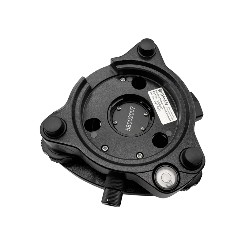 

high quality Black With Optical Plummet Three-Jaw Tribrach For Trimble surveying prism 5/8” gps instrument