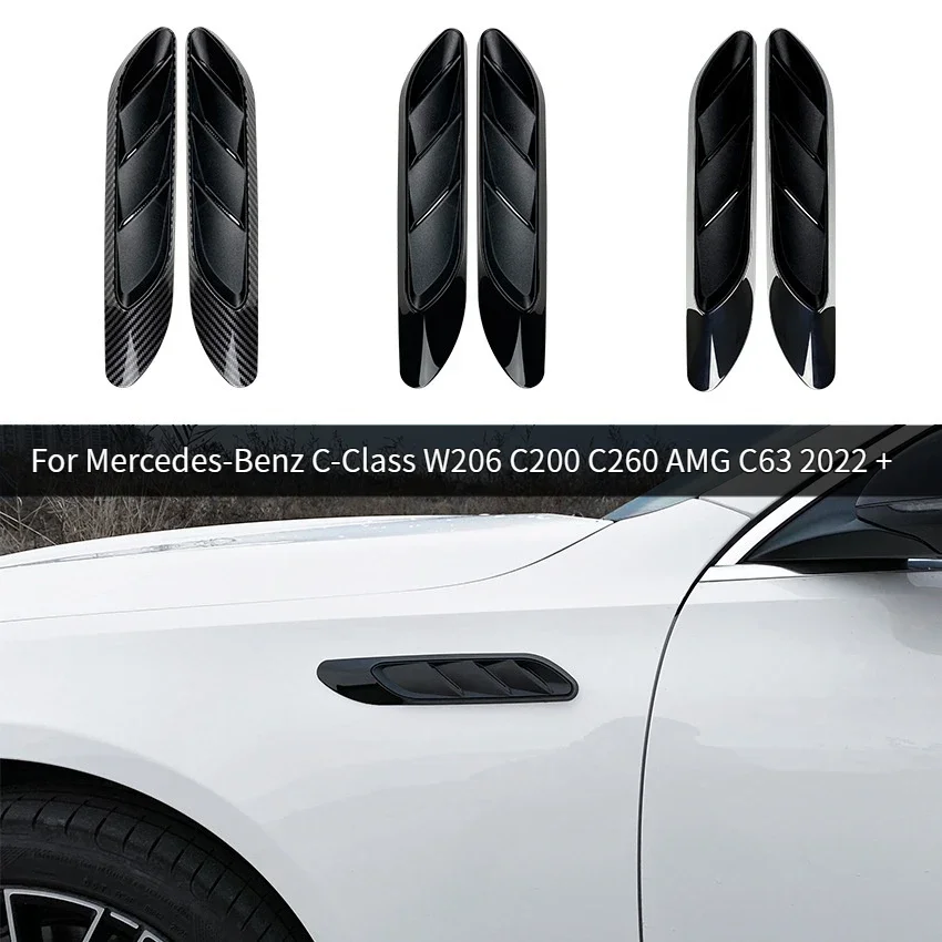 

Подходит для Mercedes-Benz C-Class W206 2022 + C200 C260 AMG C63, автомобильное крыло, трендовая автомобильная наклейка, внешние аксессуары