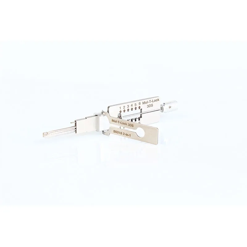 أدوات LISHI SS318 2 في -1 لأداة مول T ock 3DS المدنية مجموعة أدوات اختيار أداة ocksmith