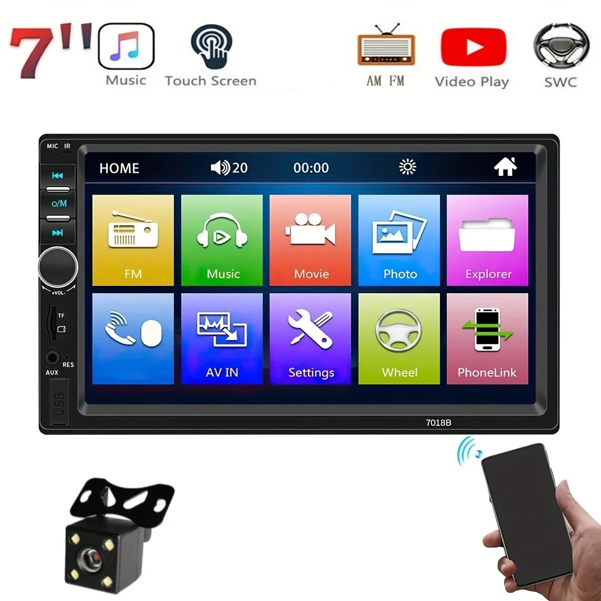 7 Inch Double 2 Din… - image