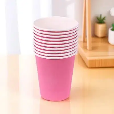 100 قطعة أكواب ورقية سميكة ملونة لرياض الأطفال لتقوم بها بنفسك الحرفية الفن المواد الاطفال الإبداعية الحرفية أكواب ورقية للاستعمال مرة واحدة #6