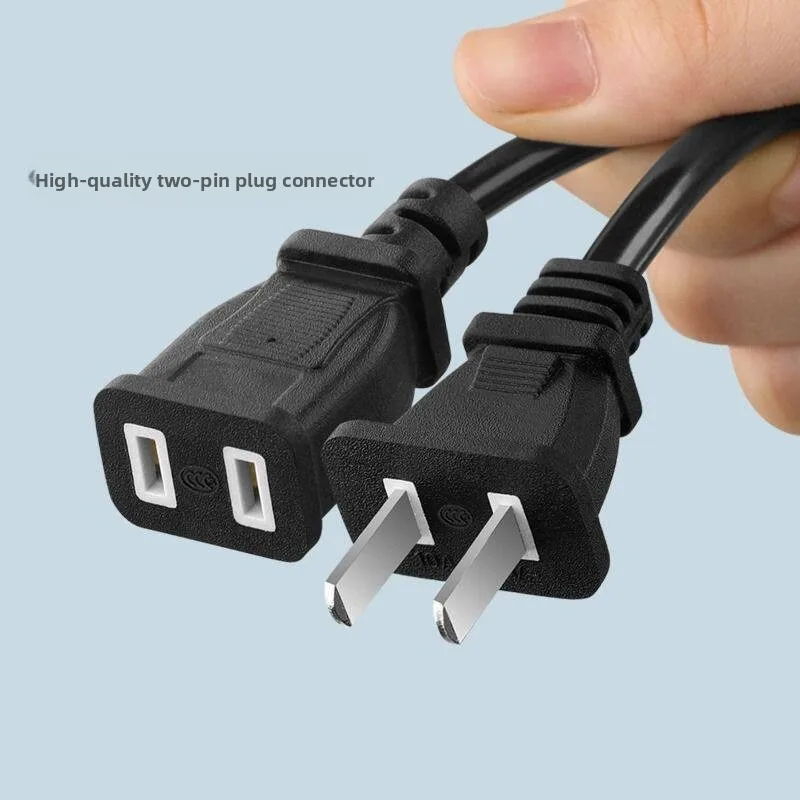 

2-prong Male To Female Power Waterproof Extension Cable 10A 2500W Indoor Outdoor Use for Charging 0.5m/20M