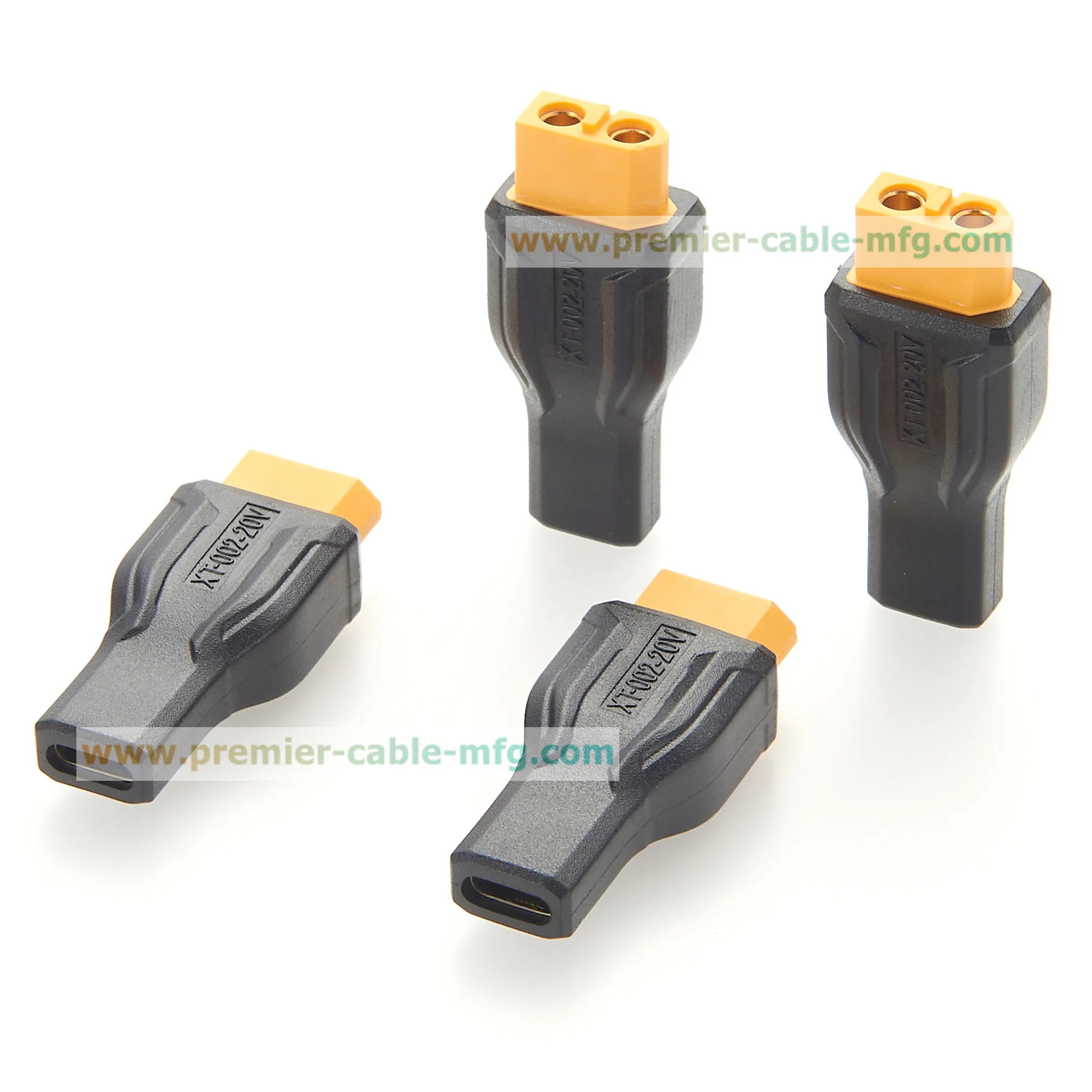USB C إلى XT60 شحن موصل Type-C أنثى إلى XT60 شاحن أنثي 100 واط 20 فولت/5A للطائرة بدون طيار ، نموذج ، طاقة تخزين الطاقة