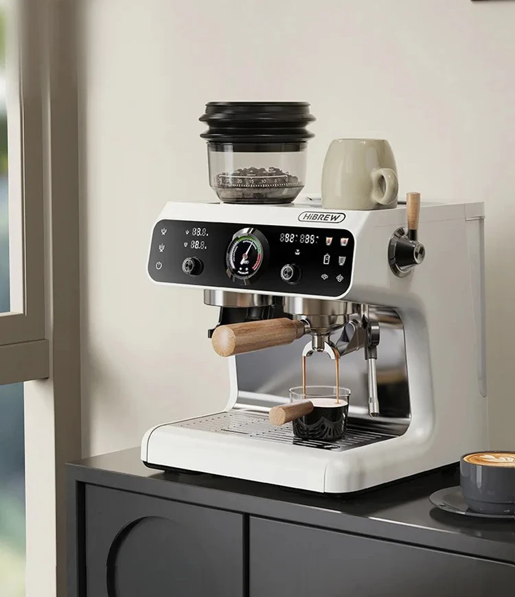 

Upgraded Dual Boiler Barista Pro Espresso Machine Built-in Coffee Grinder 30 Americano for Cafe Hotel Restaurant