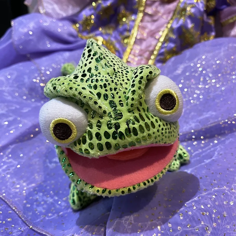 30cm DISNEY Tangled Rapunzel Pascal the Chameleon Stuffed Plush Toys Shiny Pascal With Sequins Plush Doll Gifts for Kids Girls