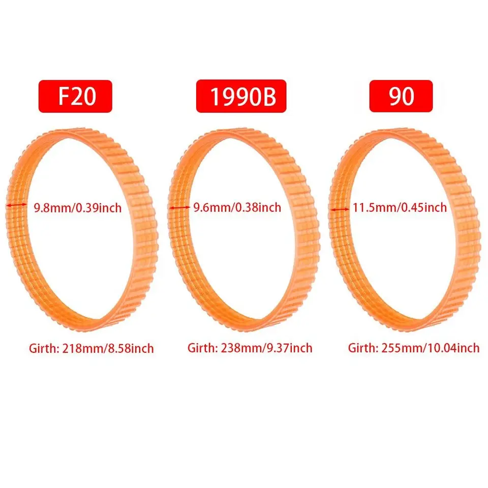 Ersatz-Antriebsriemen 2250077 für Hobelmodelle BKP180 KP0800 KP0810 N1923BD für 1900B FP0800