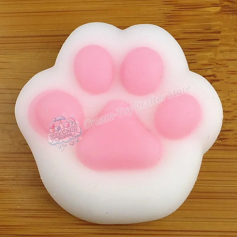 Soft Jelly Feel Squishy Table Cat Paw Squishy Taba Squishy Kedi Patisi Squishy Anti-Stress Foot Squishy Toys Anxiety Relief Gift