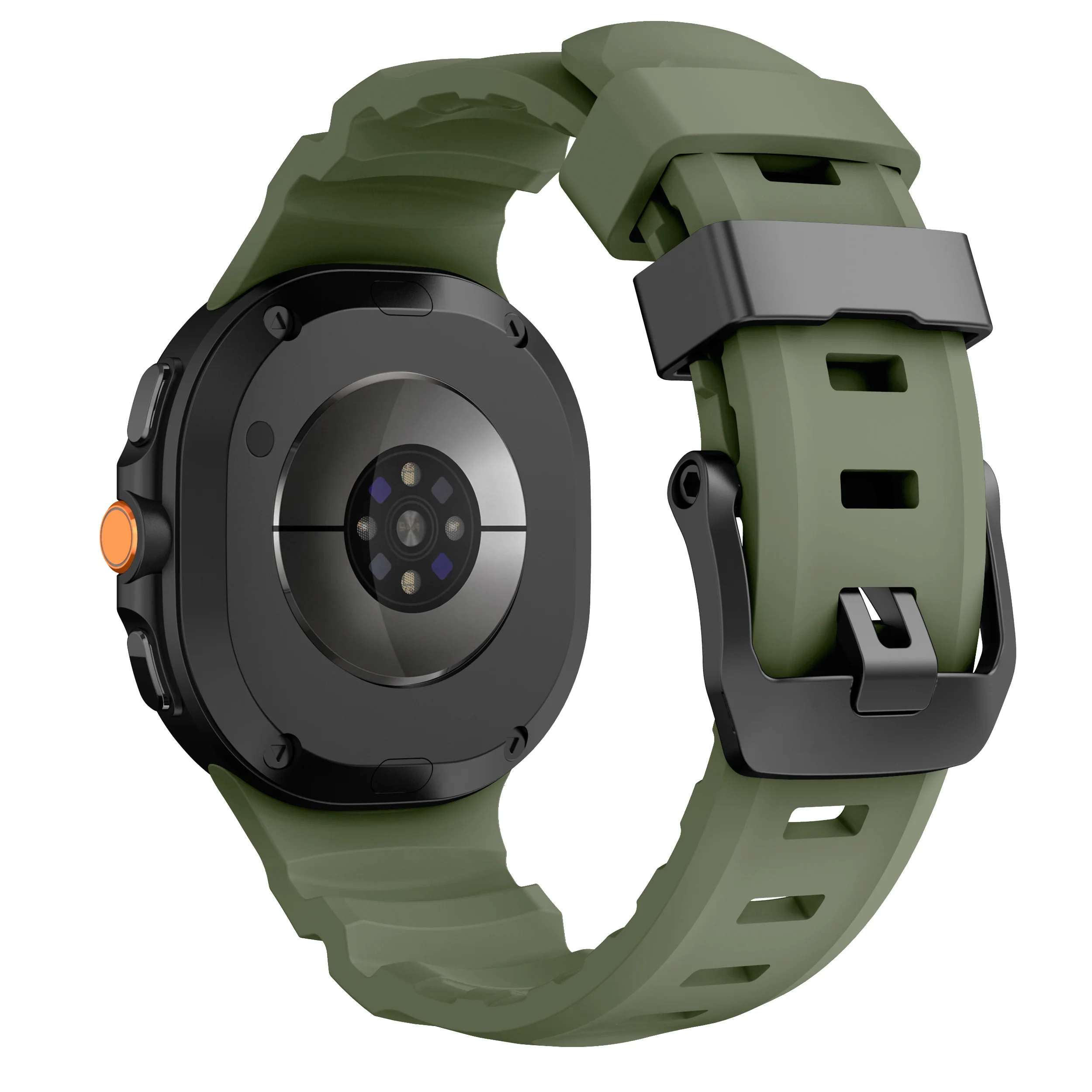 حزام سيليكون أصلي لساعة سامسونج جالاكسي 8 كلاسيكي 46 ملم سوار معصم رياضي لساعة سامسونج جالاكسي 8 44 ملم 40 ملم