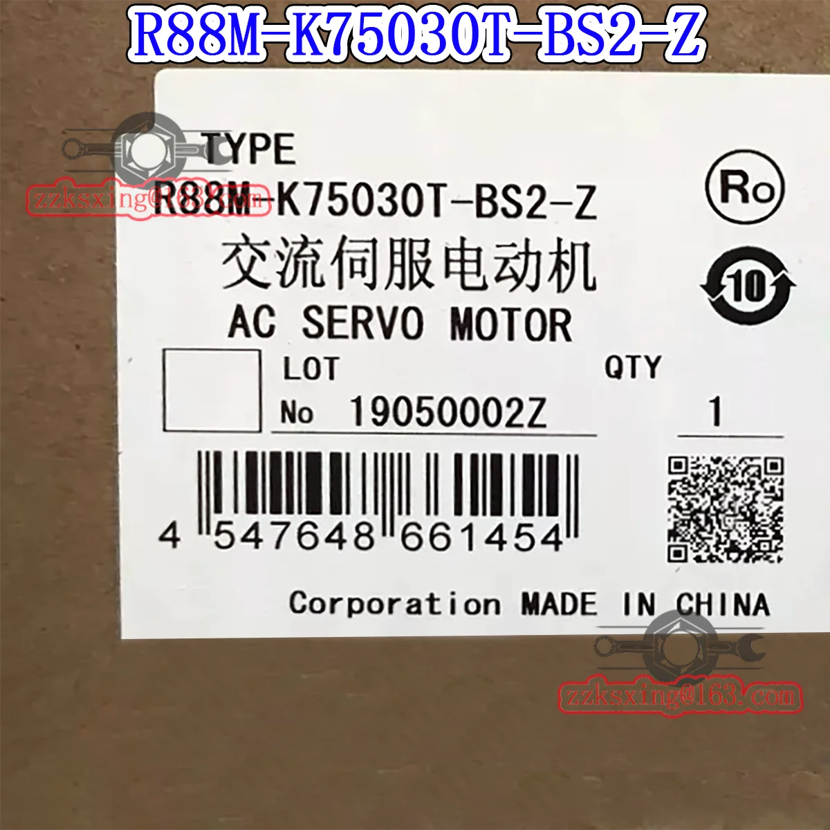 Brand New R88M-K75030T-BS2-Z Original In Box AC Servo Motor Fast Shipping