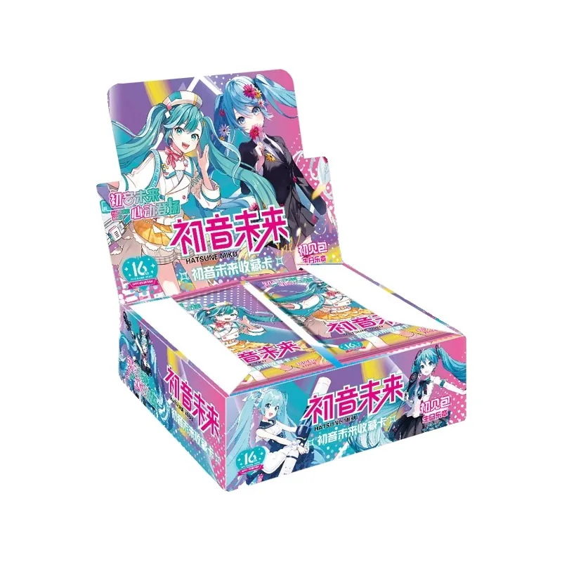 Hatsune Miku Collection of Cards periferiche Anime Cute Cartoon Color Cartoon Cards merci Kawaii giapponesi regali di compleanno per gli amici