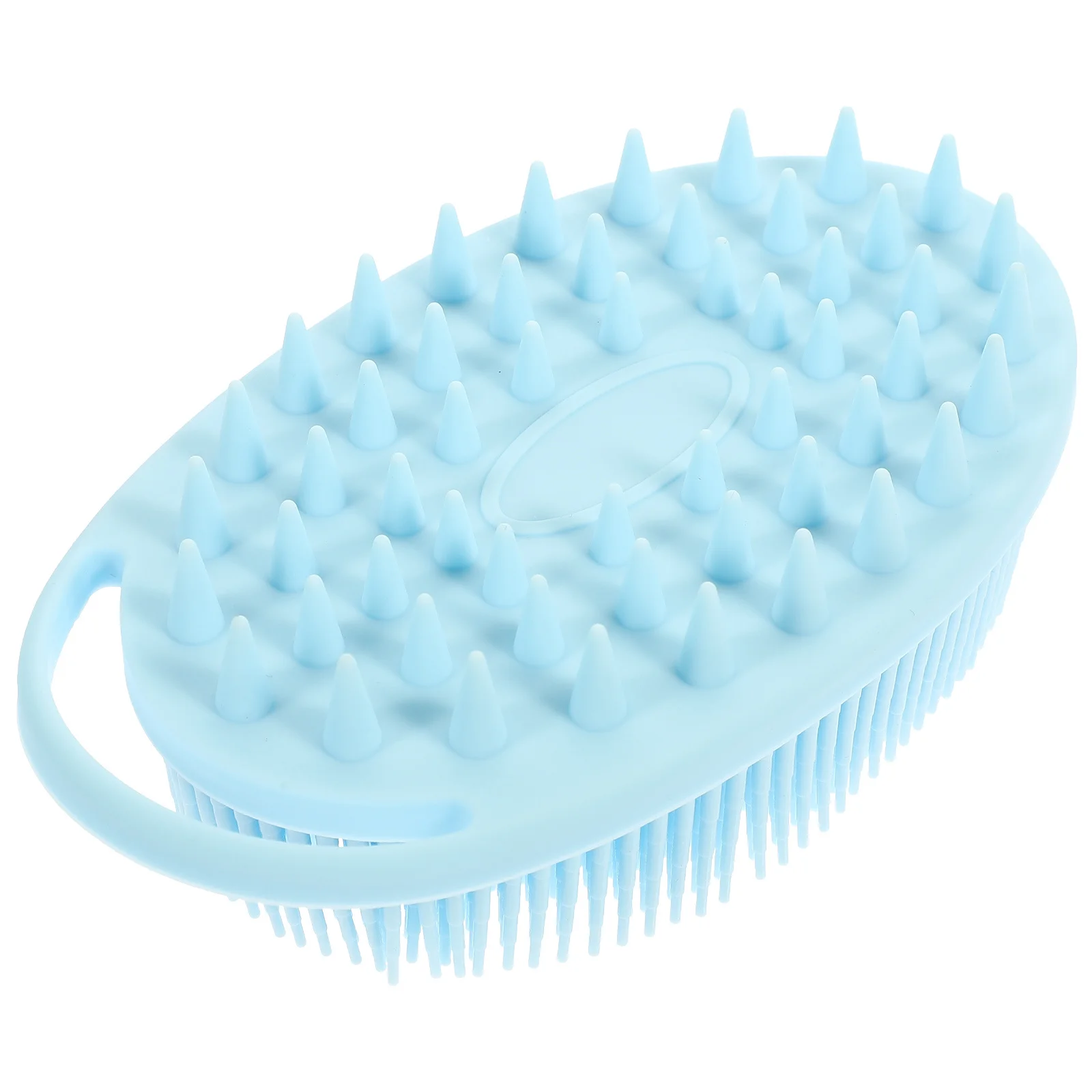 

Silicone Bath Brush Soft Body Washing Tool For Daily Shower Exfoliating Scalp Massage Baby Bathing Scrubber
