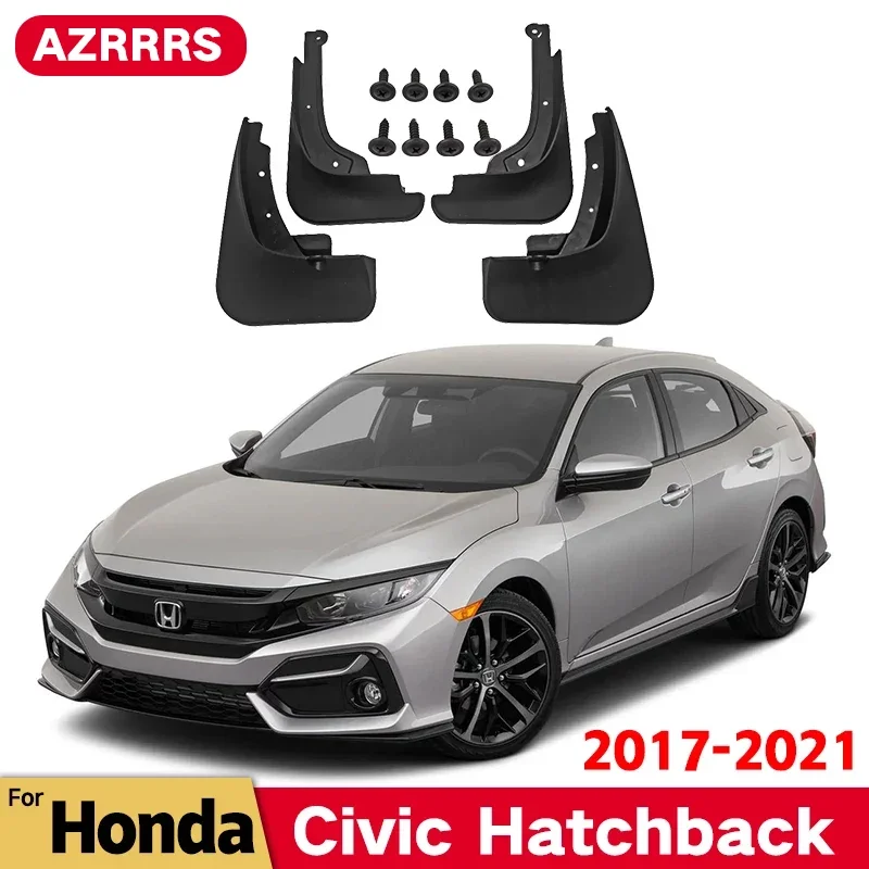 MudFlaps For Honda Civic Hatchback Sport 10th Mud Flaps Splash Guard Mudguards Front Rear Fender Auto Styline Car Accessories