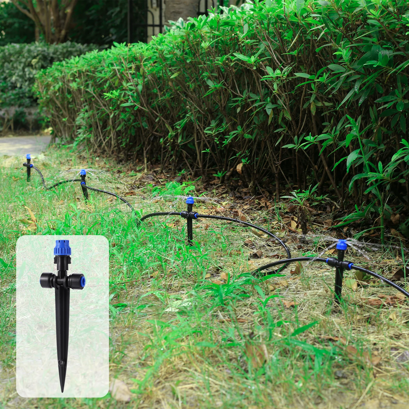 360° Adjustable atomize Dripper  Garden Micro Drip Irrigation System Sprinkler flower Watering Tool with 1/4\