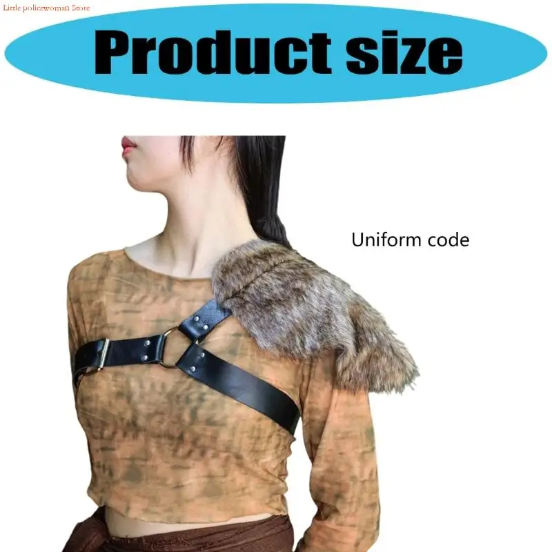 F92D Llamativo accesorios teatro chal cómodo accesorio disfraz punto para entusiastas del Cosplay y viajeros