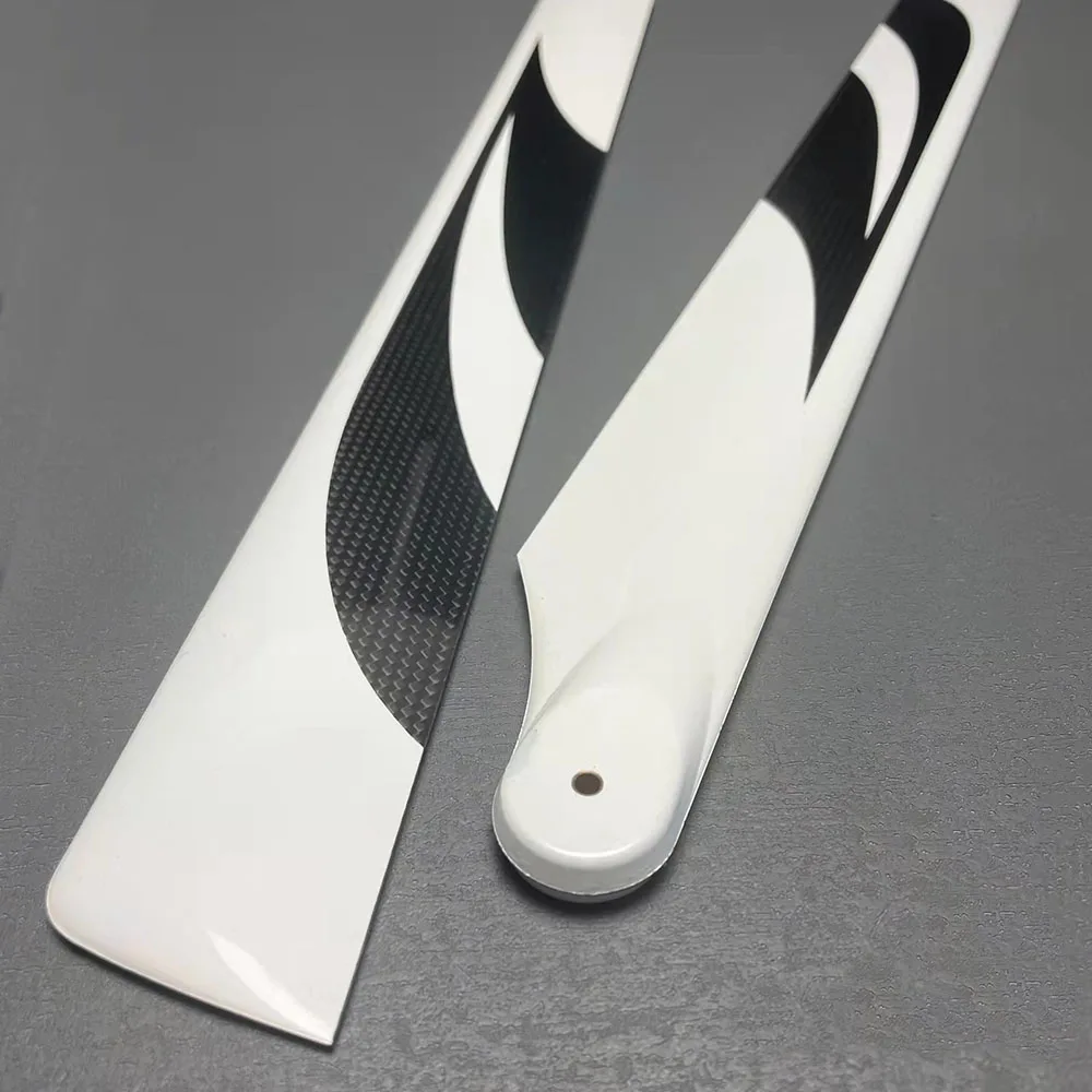 DIY RC RJX 헬리콥터 메인 블레이드 470/520/550mm 탄소 섬유 메인 로터 블레이드 Align 500X 550 550X TG520 헬리콥터 키트