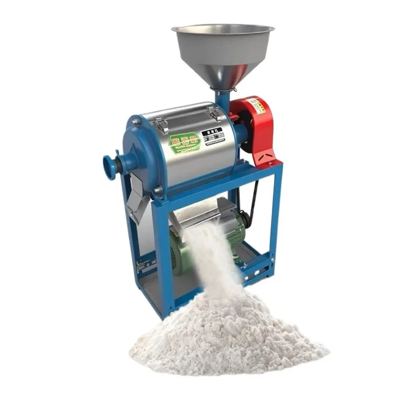 

Commercial Corn Grinder Grain Mill Machine Electric Flour Maker for Wheat Maize Buckwheat Home Farm Use Agriculture