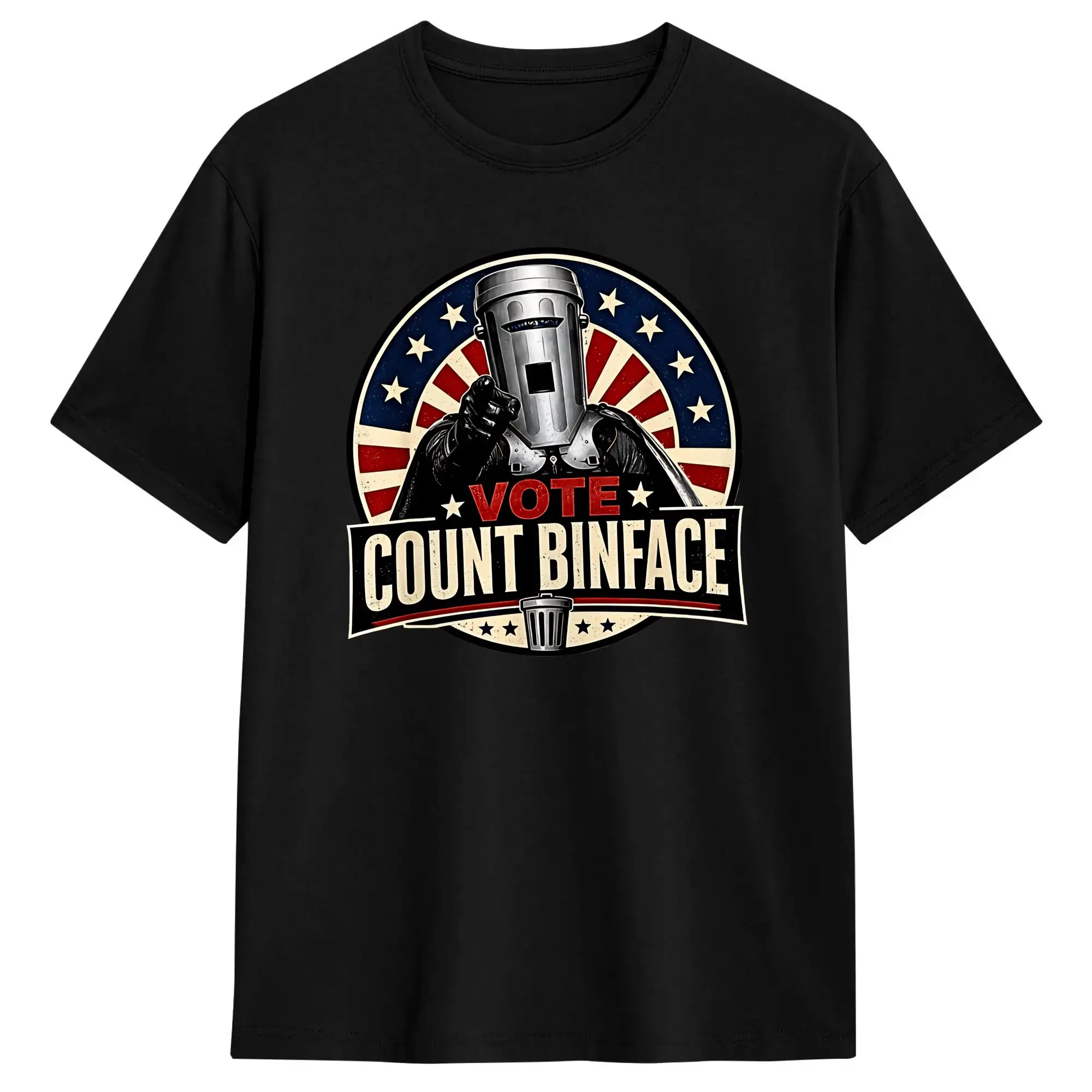 Vintage T Shirt Beach Vote Count Binface Trendy Cool T-Shirts  Cotton Tshirt for Men Y2K Casual Big Size Short Sleeve Top Tees