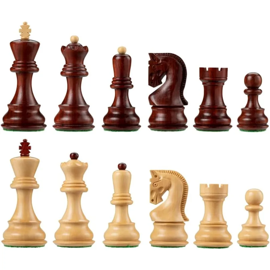 

Утяжеленные деревянные шахматы премиум-класса размером 3,75 дюйма. Классический европейский дизайн Staunton King для турнирных игр, роскошный шахматный набор для