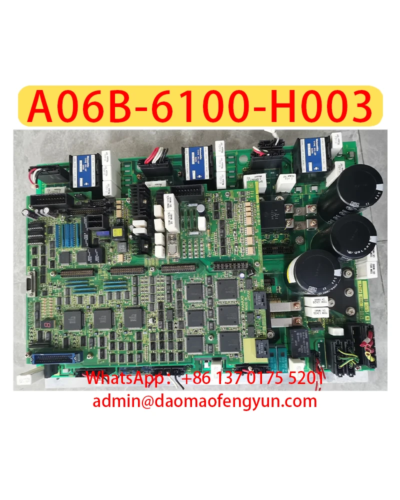 A06B-6100-H003 Used CNC System Robot Drive Servo Amplifier Tested ok，A06B 6100 H003，Fast shipping