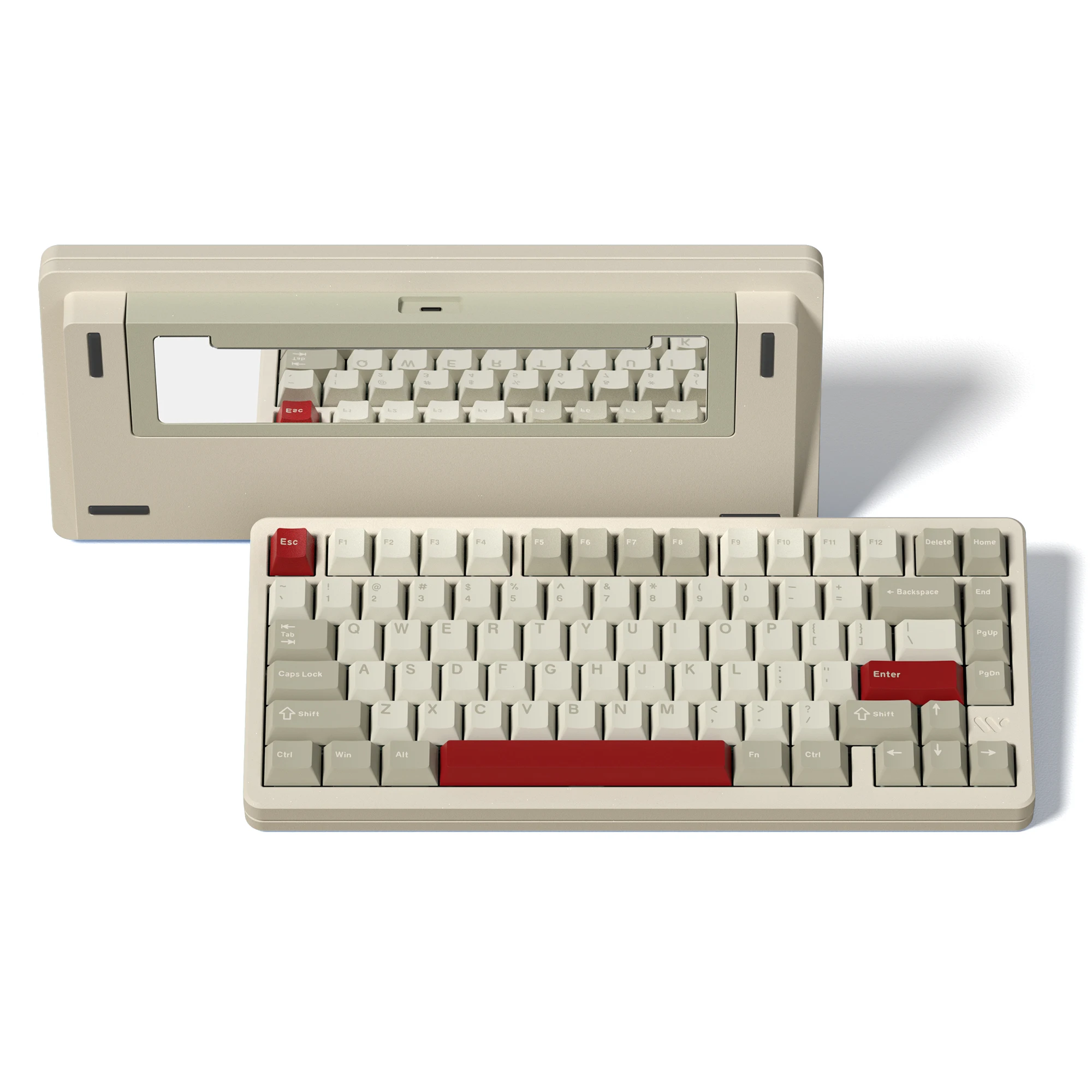 

Womier Beige SK75 75% трехрежимный корпус из алюминиевого сплава, игровая механическая клавиатура с возможностью горячей замены, беспроводная RGB-клавиатура с прокладкой