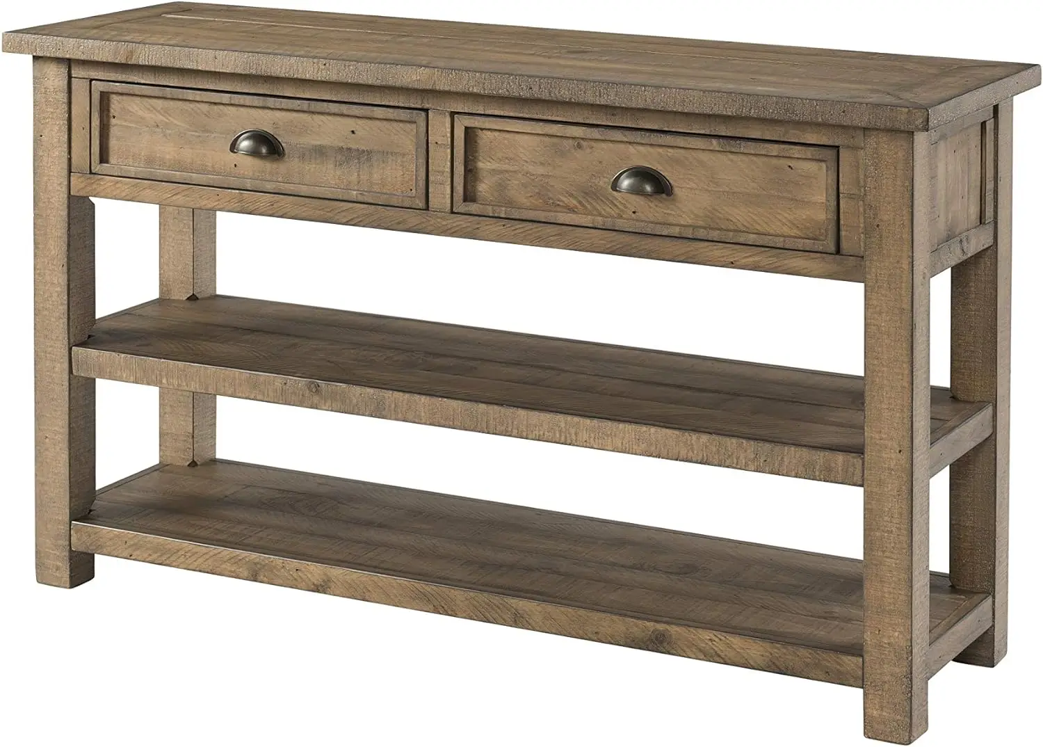 

Monterey Solid Wood, Console/Sofa Table, Reclaimed Natural，Wipe with Dry or Damp Cloth