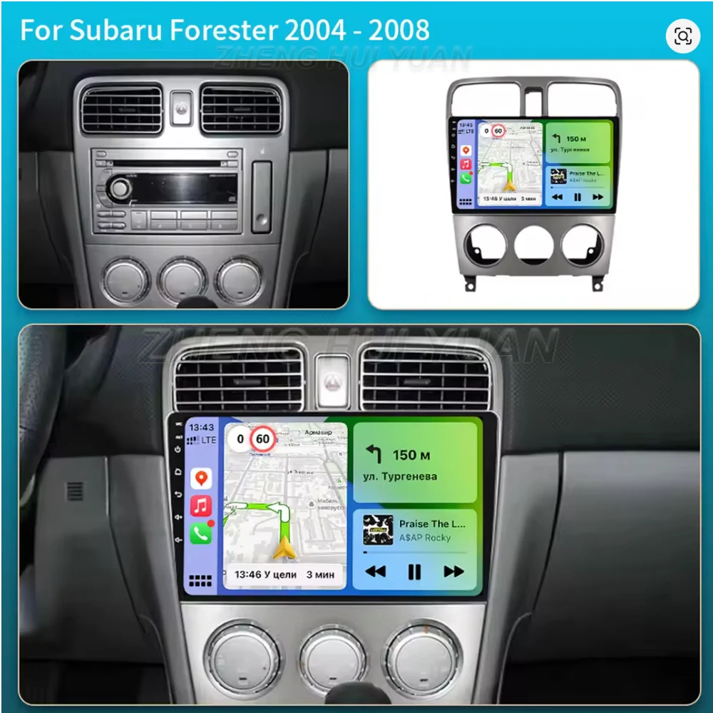 Android 16 For Subaru Forester SG 2004 - 2008 Car Radio Stereo Multimedia Player GPS Navigation Wireless CarPlay Android Auto