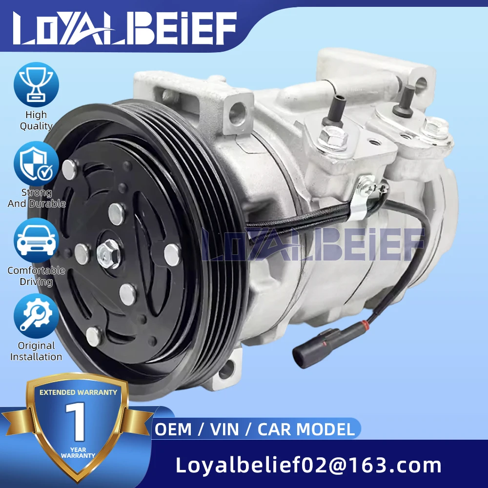 

10S11C AC Compressor For Chevrolet Tracker L4 2.0L 1999 - 2003 95200-67D00 95200-67D10 95200-70CF0 447300-807 447220-3110