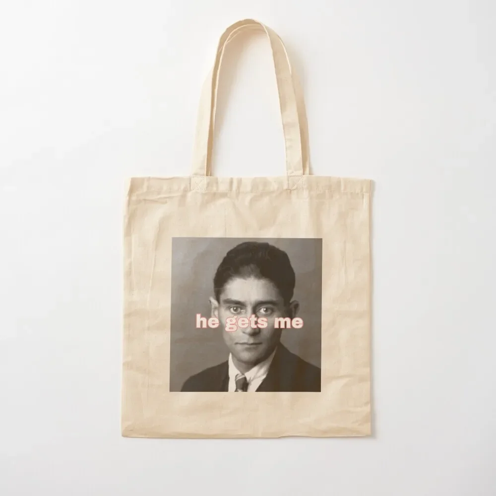 

Franz Kafka He gets me Tote Bag ecological bags woman shopping bag Tote Bag