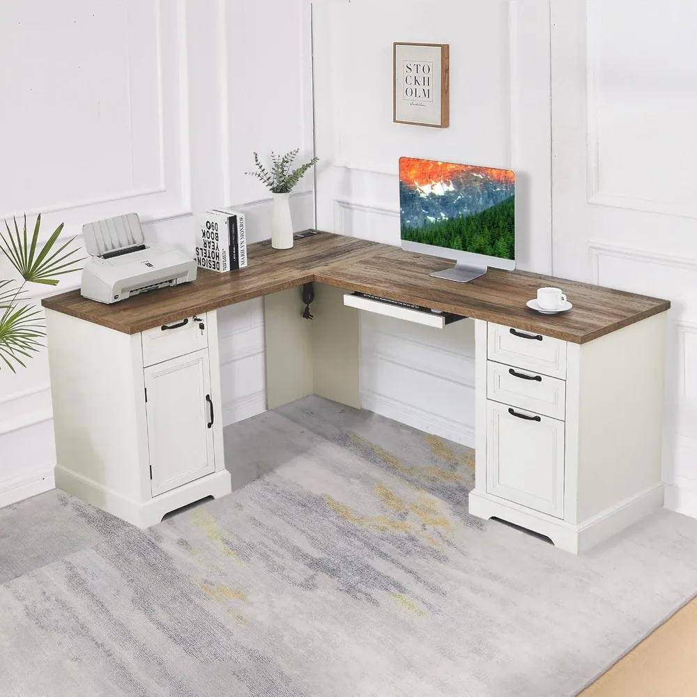 "69" L-Shaped Farmh… - image