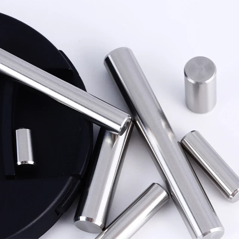 100PCS 304 stainless steel straight pin locating pin fixed shaft solid pin matching retaining ring M0.8 M1.0 M1.5 M2 M2.5 M3