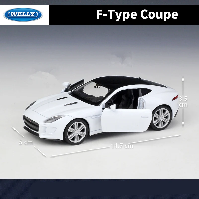 Welly 1:36 JAGUAR F-Pace F-Type Alloy Car Model Diecast Metal Vehicles Car Model Simulation Collection Childrens Gift Decoration