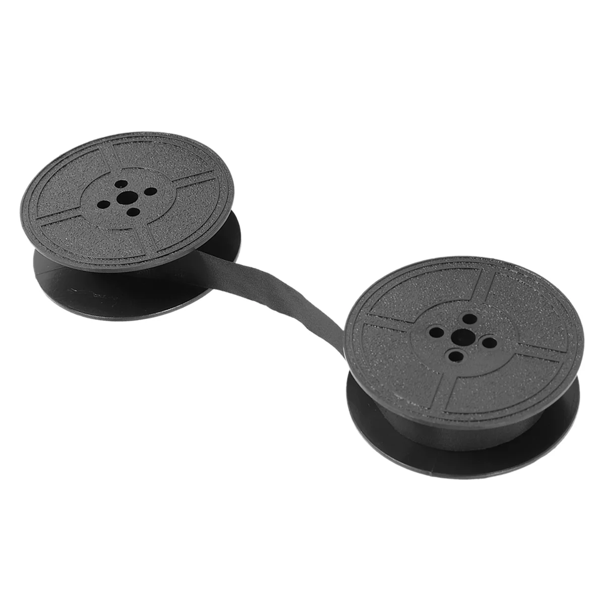 1Pack Typewriter Ribbon Twin Spool Typewriter Ribbon Ink Twin Spool Pack Ink Replacement Part for Most Typewriter(Black)