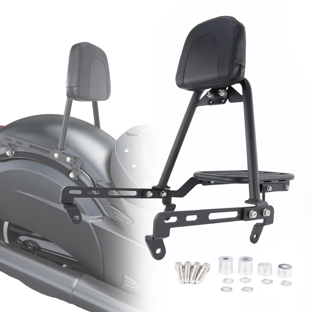 

Passenger /Driver Backrest Sissy Bar With Luggage Rack Backrest Pad Chief 2018 Chief Dark Horse Chief Vintage/Classic For Indian