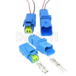 1 Set 2 Way AC Assembly Car Plastic Housing Plug For Peugeot Citroen 211PC022S6049 211PL022S6049 Automobile Wire Cable Socket