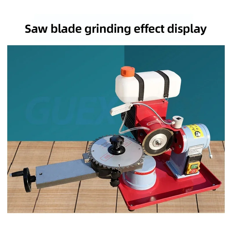 370w Circular Saw Blade Grinder Sharpener 5inch Wheel Rotary Angle Mill Grinding For Carbide Tipped Saw Wood-based Panel