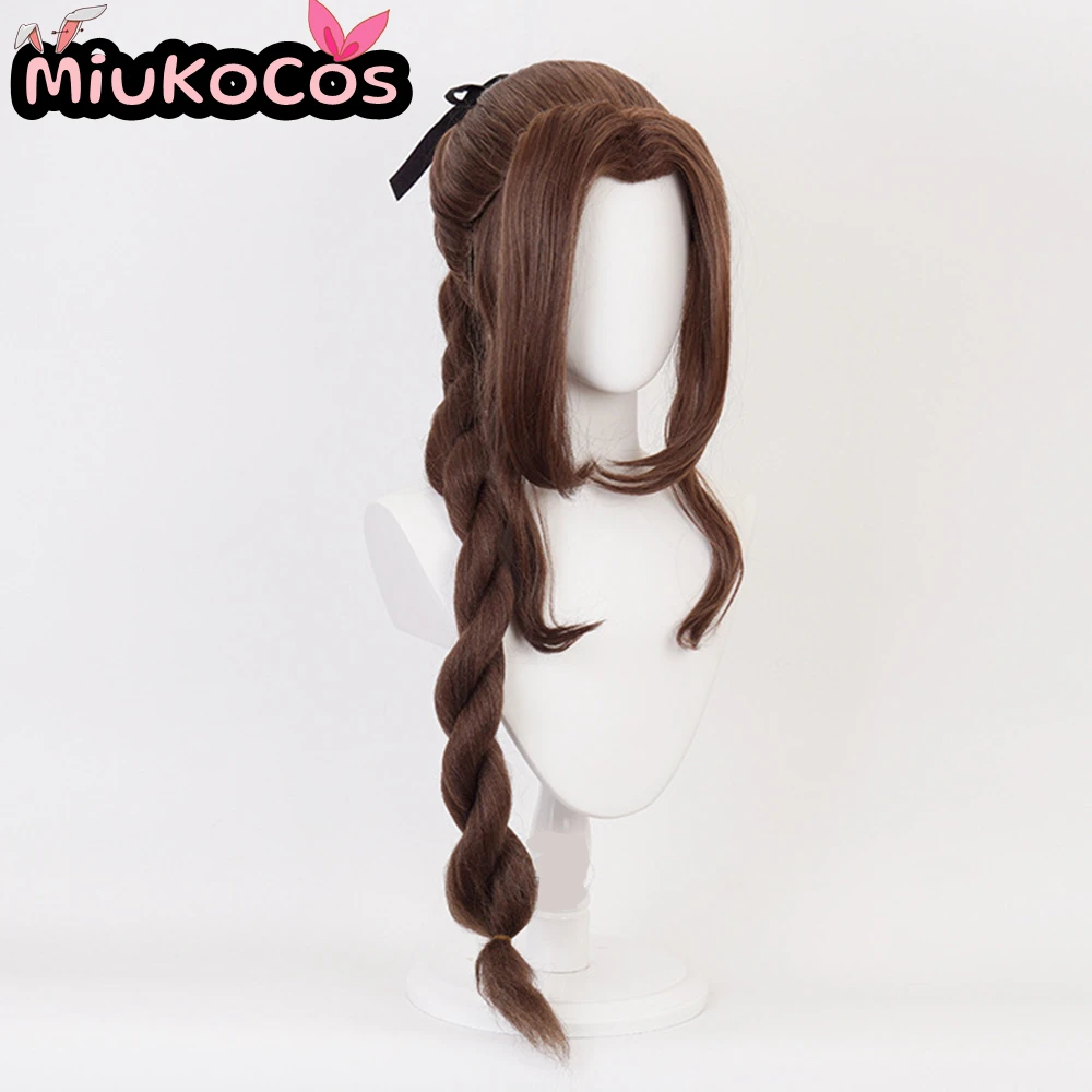 IN STOCK Aerith Gainsborough Cosplay Wig MiukoCosplay Game Final Fantasy VII Cosplay