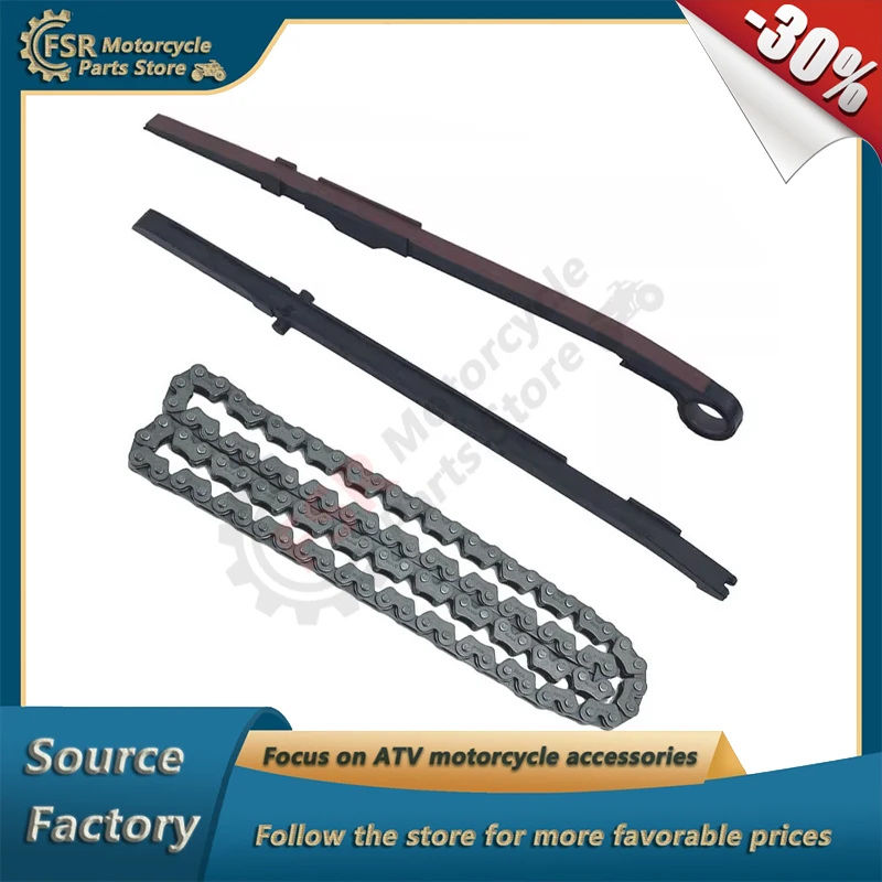 

Original Timing Chain & Chain Guide,Fits Kymco ATV MXU 250 KXR/Maxxer 250 & Xciting 250 People Bet&Win Grand Dink,14401-KHE7-90A