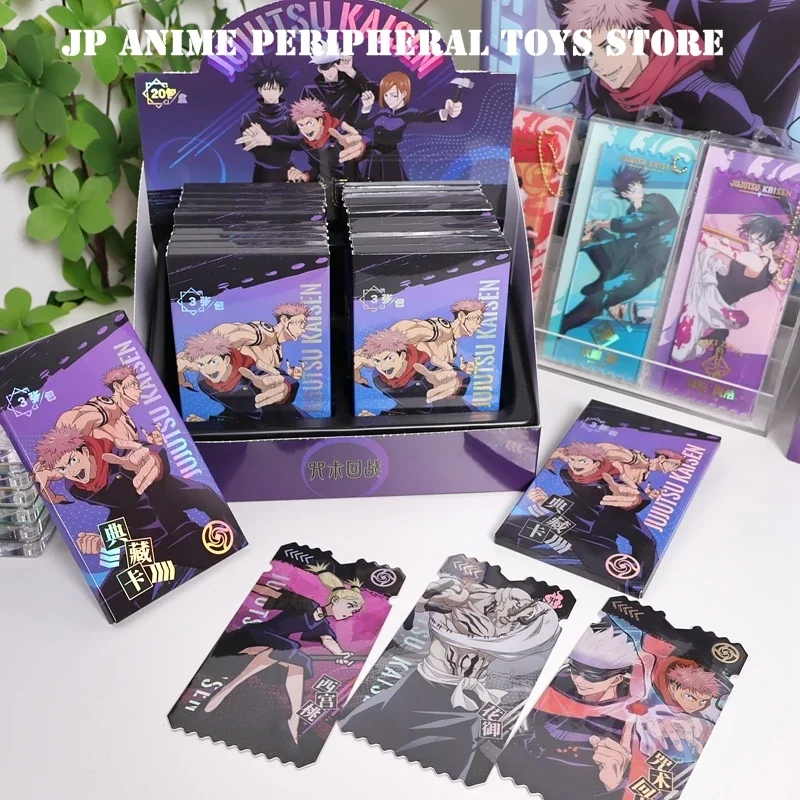 Original Newest Jujutsu Kaisen Collection Card Anime Satoru Gojo Itadori Yuji Ryomen Sukuna Figure Card Toys and Hobbies Gift