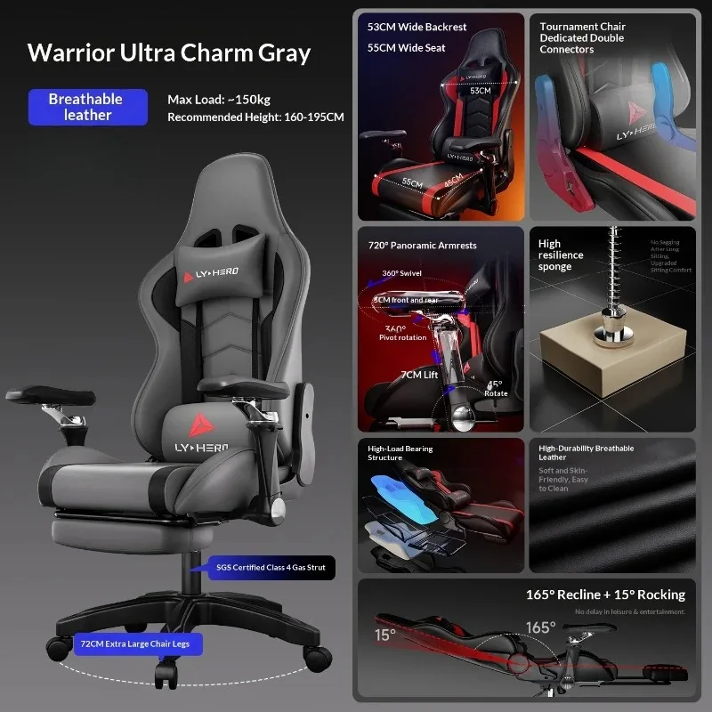 Ergonomic Computer Chair Gaming Cheap Desk Chair Girl Comfortable Armchair Chairs Magalu Store Living Room Sofas Furnitures Pc view 3