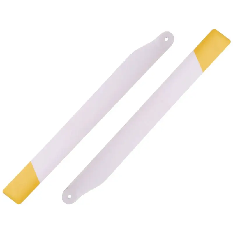 ABUM-1Pair RC Helicopter Upgrade C138 Rotor Wing Set For RC ERA C138 Bell 206 1:33 RC Helicopter Parts Yellow