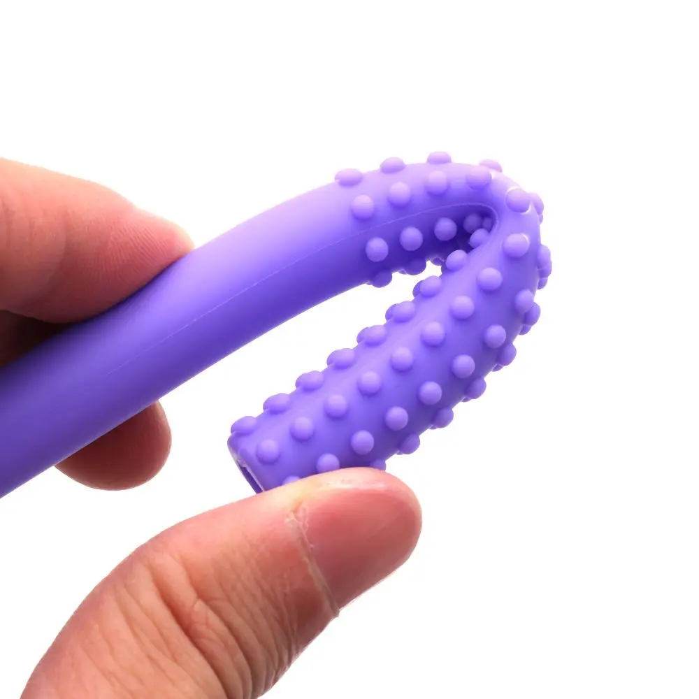 Silicone Cleaning Brush Baby Dental Care Teether Chew Stick Teething Molars