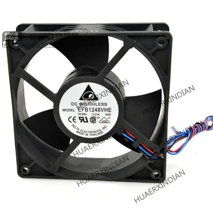 Новый комплект для сборки охлаждающего вентилятора EFB1248VHE 12 см 12038 48 в А
