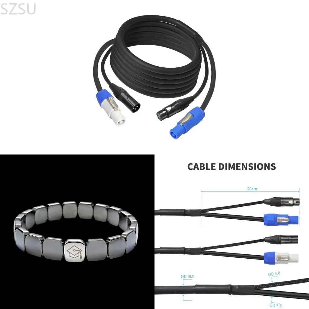 

SZSU Сильноточный кабель Power Con XLR Комбинированный кабель для сценического освещения, передающий как электричество, так и