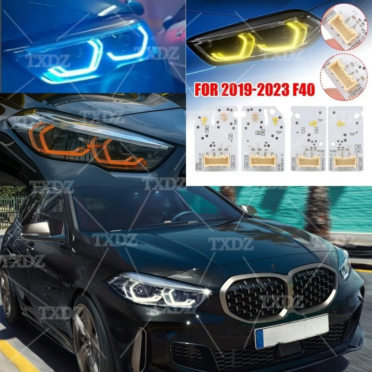 

Плата дневных ходовых огней без RGB 63119448115 для BMW F40 F44 Gran Coupé 118i 120I 218i M235iX, светодиодная фара 63119448116