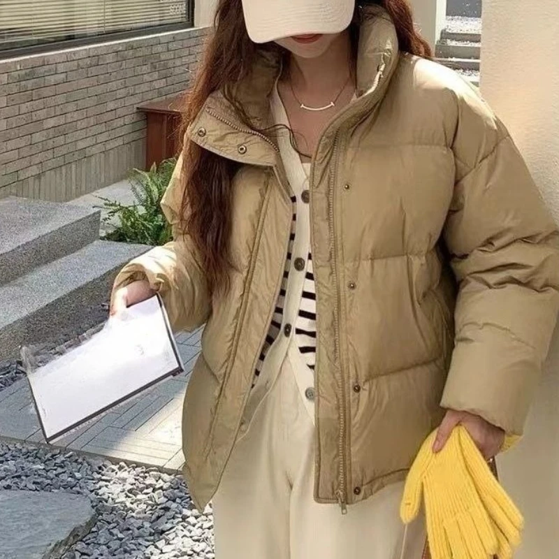 

Short Down Jacket for Women in Winter, New Small Jacket with Loose and Thick Thickness for Warmth