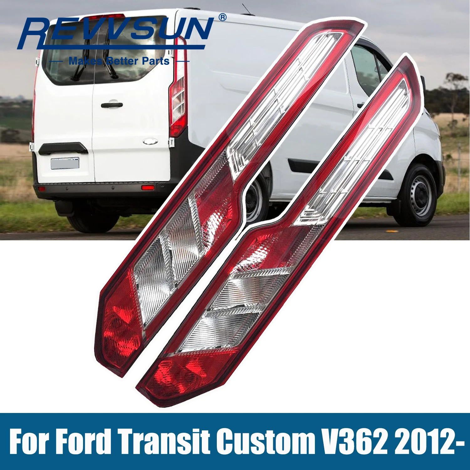Left / Right Rear Lamp Tail Light Assembly For Ford Transit Custom V362 / Tourneo Custom 2012- 1852323 1778450 BK2113405AF