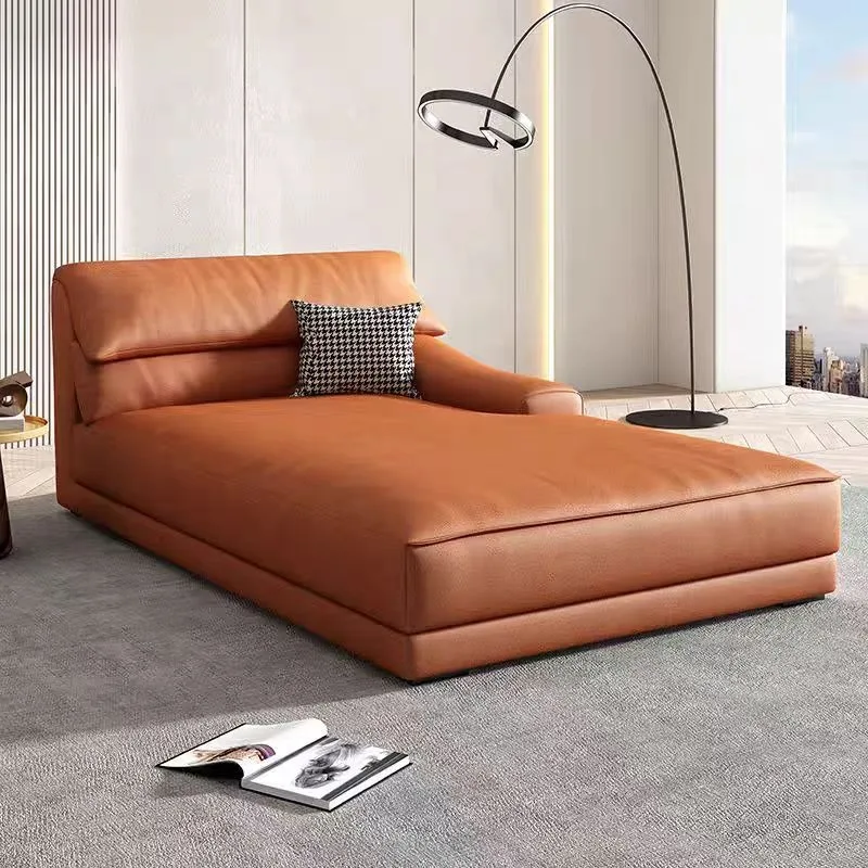 Modern Simple Apartment Hotel Technology Cloth Concubine Bed Bedroom Concubine Chair, Living Room Single Concubine