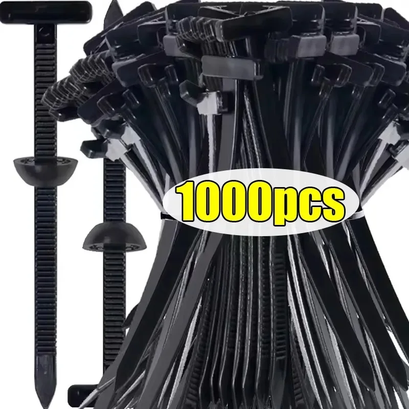 Nylon Universal Cable Tie Buckle Auto Fastener Screw Replacement Clip Car Fenders Trunk Engine Guard Panel Wire Management Tools