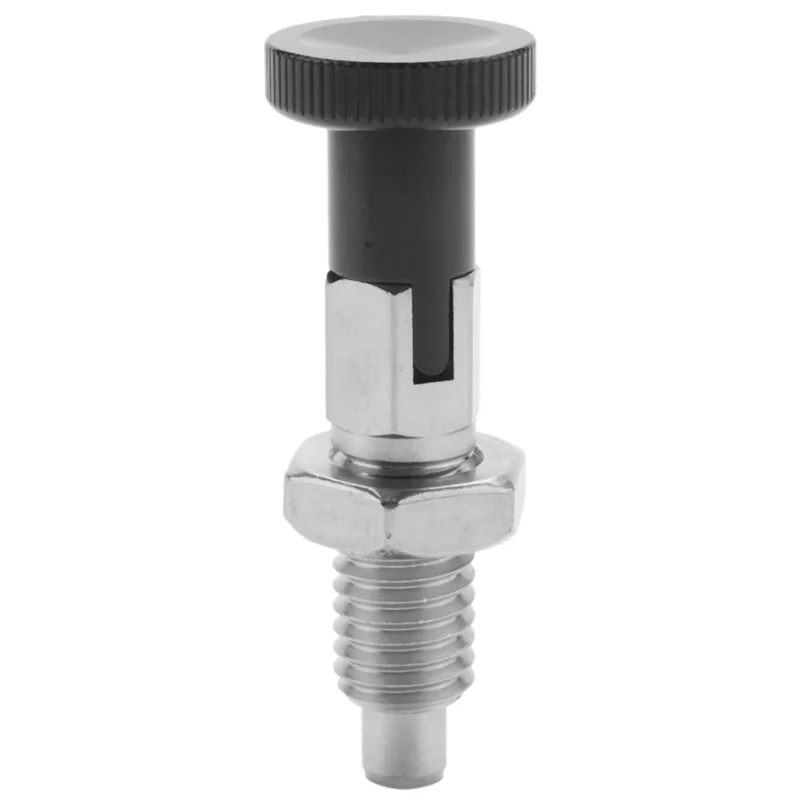 

AT44-8X M10 Stainless Steel Self Locking Index Plunger Pin With Self Locking Function For Dividing Head