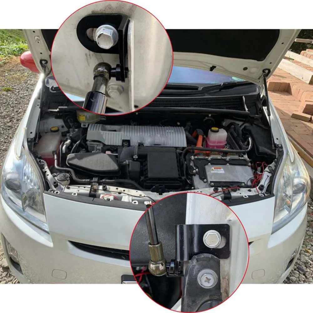 Car Hood Support Rod Bonnet Shock Struts For Toyota Prius XW30 2010-2015 Auto Accessories